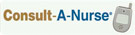 logo for consult a nurse with link to that page